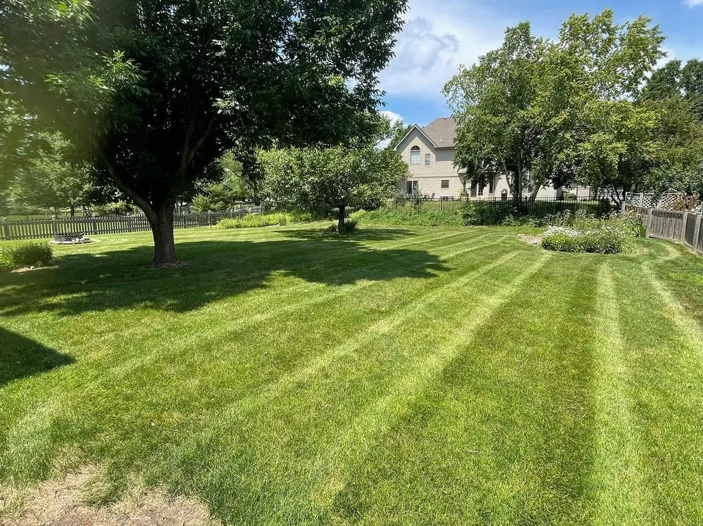Professional garden landscaping for beautiful yards in Shorewood, IL by Valley Landscape Management
