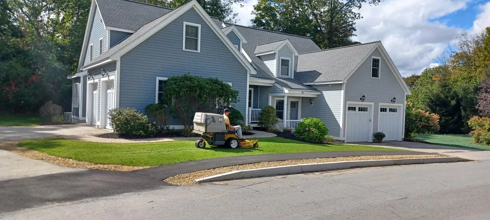 Affordable lawn mowing service in Merrimac, MA by Valley Outdoor Design