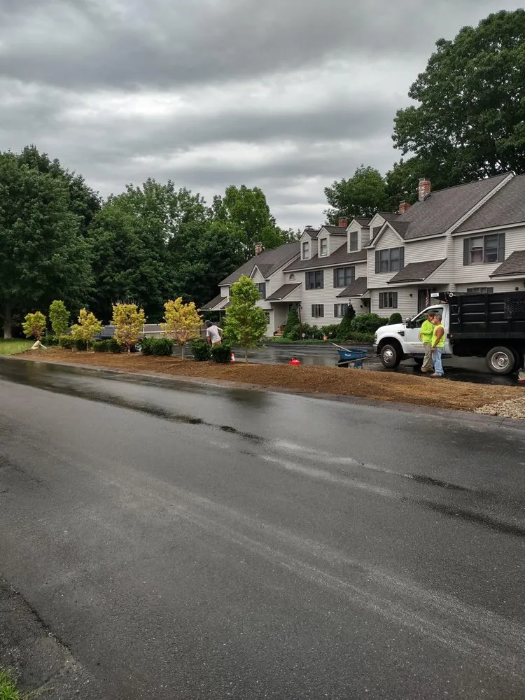 Custom outdoor landscaping with custom design across Merrimac, MA - Valley Outdoor Design