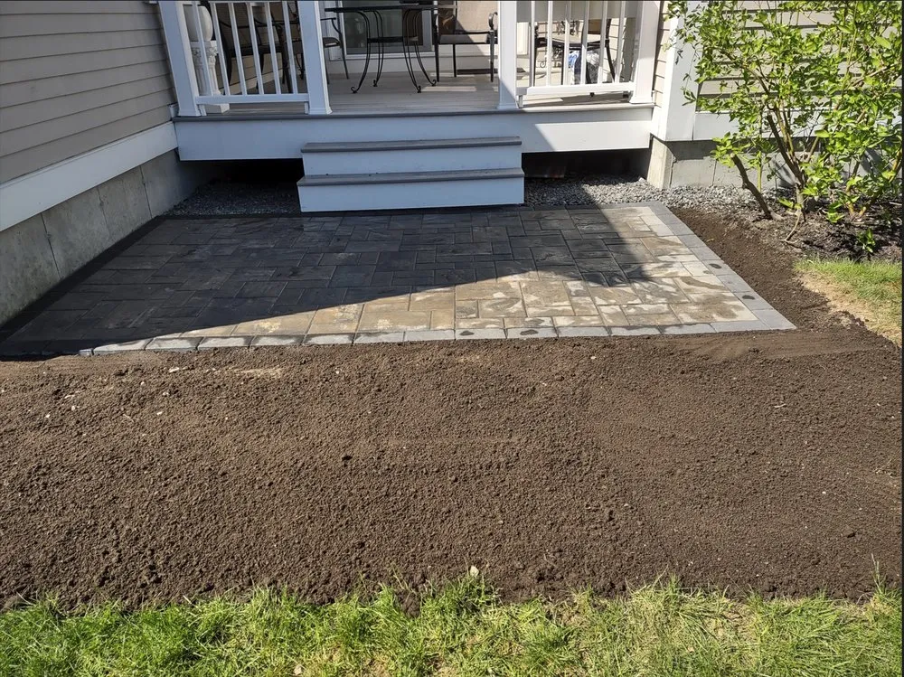 Custom residential landscaping in Merrimac, MA by Valley Outdoor Design