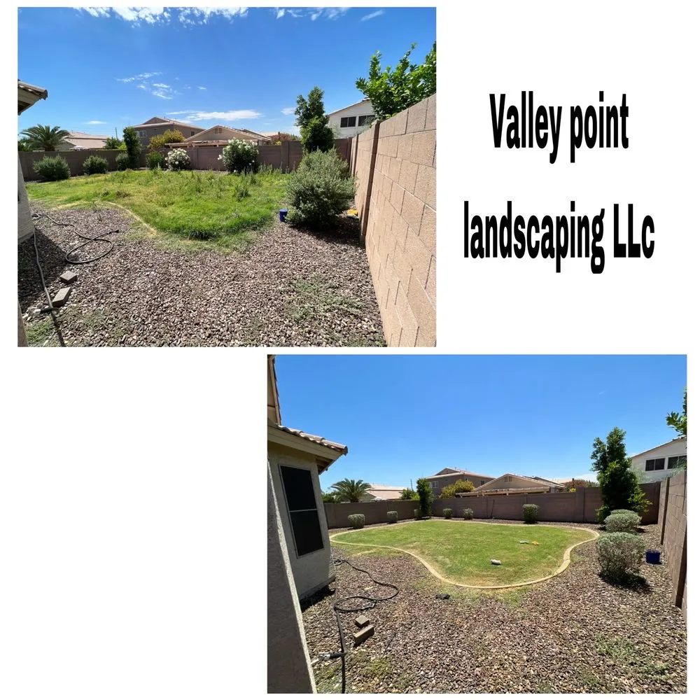 Professional garden landscaping in Waddell, AZ by Valley point landscaping
