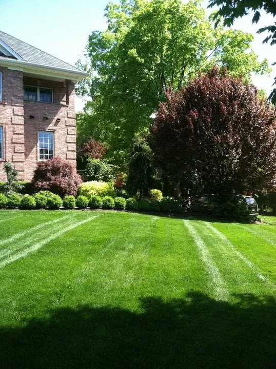 Custom garden landscaping in Wayne, NJ by Valley Ridge Landscaping