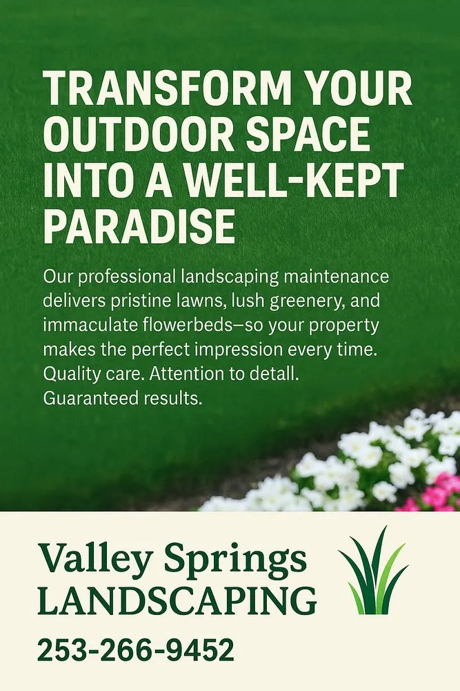 Local yard maintenance for outdoor upgrades in Covington, WA by Valley Springs Landscaping