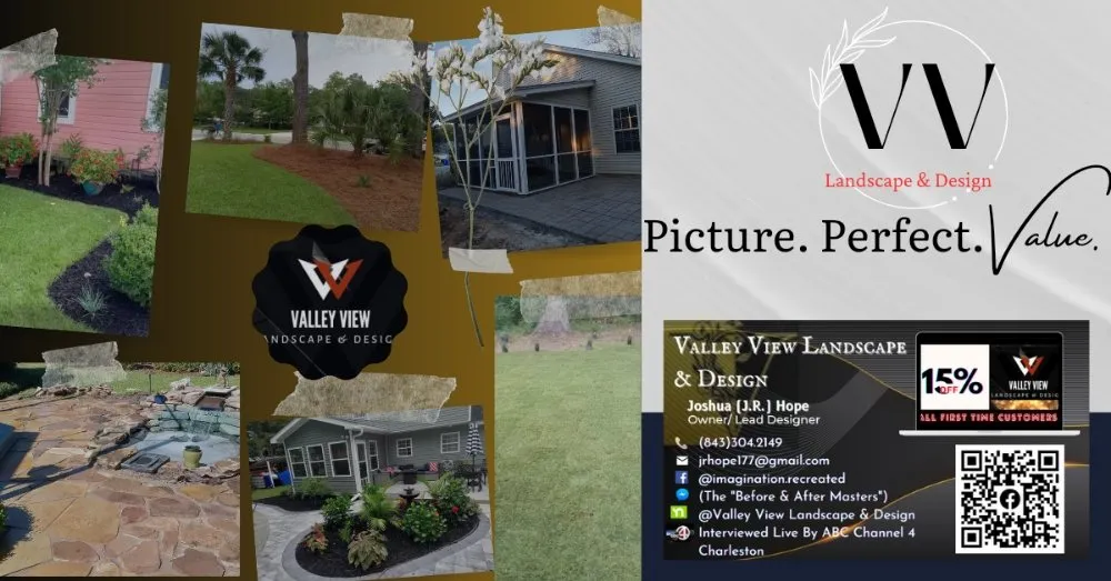 Professional landscaping services in Mount Pleasant, SC by Valley View Landscape and Design