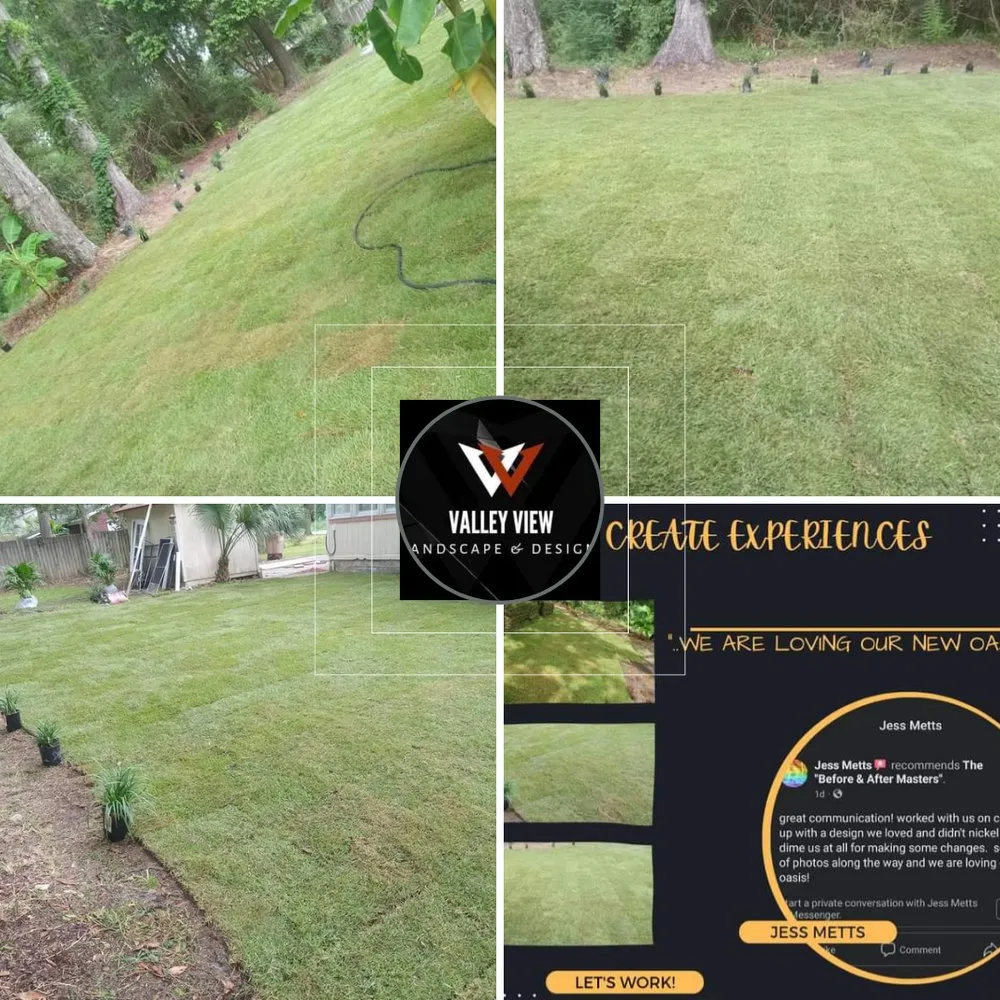 Local landscape installation for residential properties in Mount Pleasant, SC by Valley View Landscape and Design