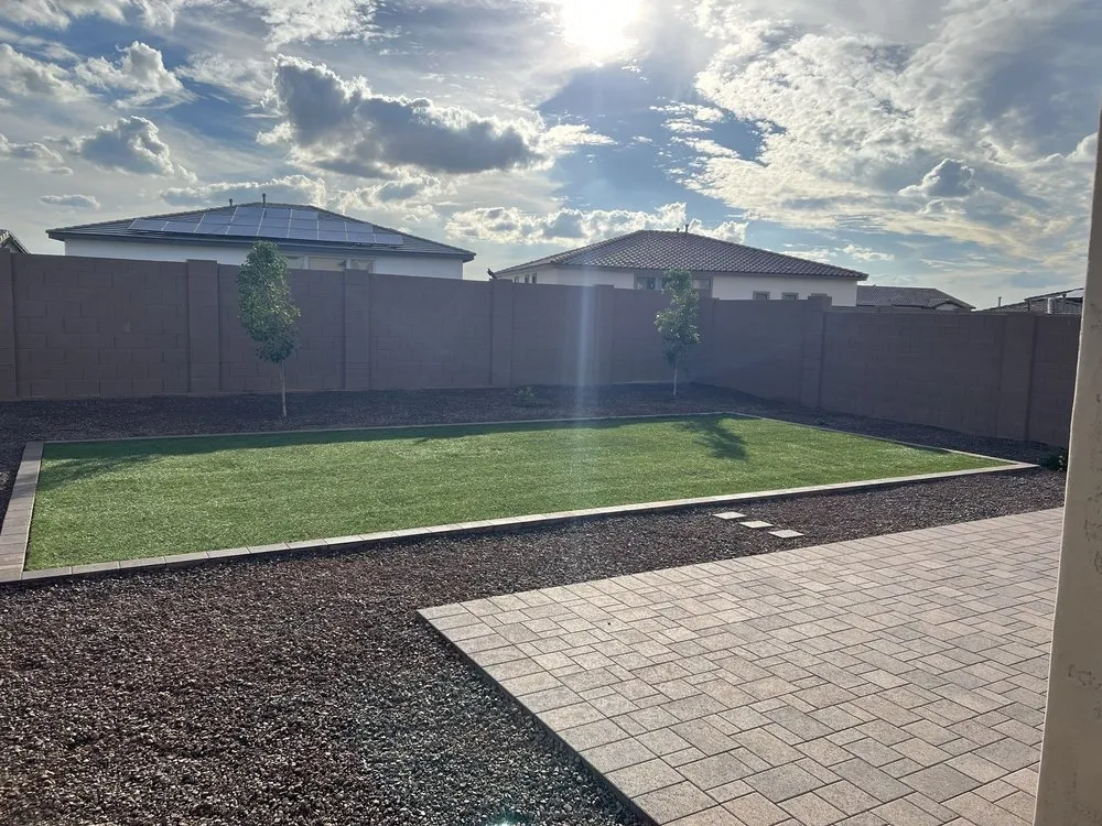Top-rated outdoor landscaping with custom design in Peoria, AZ by Valley Vista Landscape