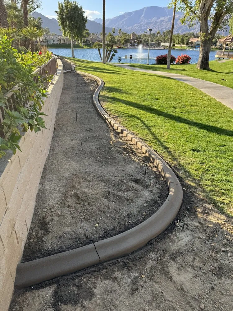 Top-rated lawn care service with custom design in Coachella, CA by Valley Wide Curb & Turf