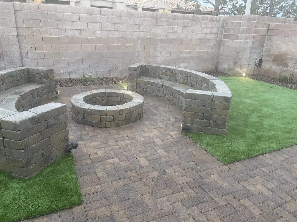 Local landscape installation in Las Vegas, NV by Valys Pavers