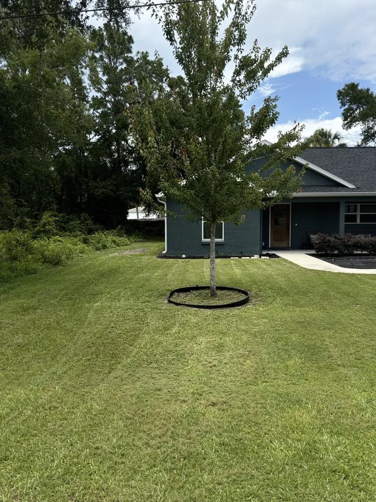 Top-rated landscape installation for residential properties in Ocala, FL by Valyxon Lawncare & Estate