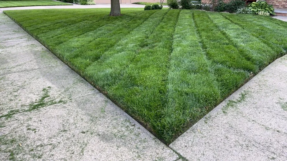 Custom lawn care service for residential properties in Bloomington, IL by Van Allen Bros Mowing & Landscaping