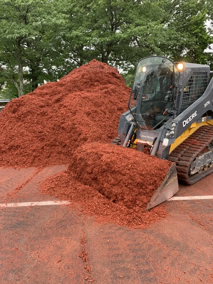 Professional landscape installation with custom design across Schenectady, NY - Van Brocklen Property Management