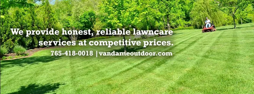 Professional lawn mowing service for beautiful yards in Lafayette, IN by Van Dame Outdoor Maintenance
