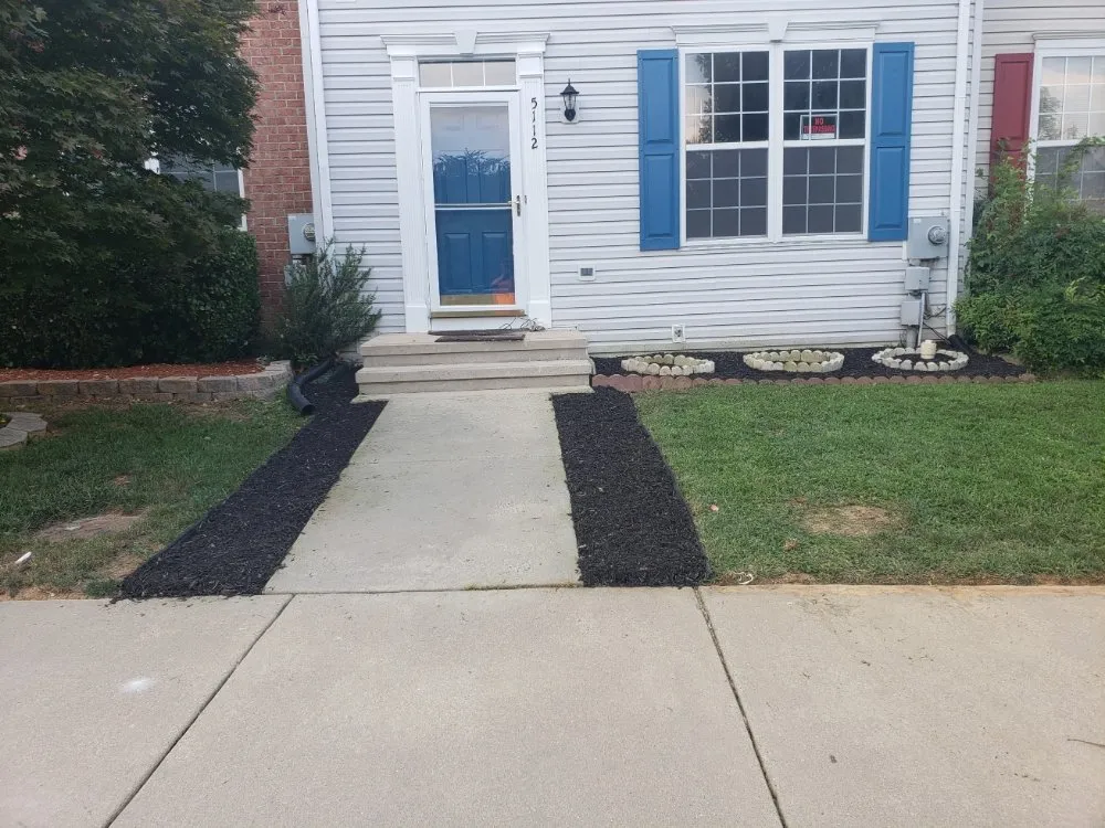 Professional garden landscaping for outdoor upgrades in Mount Airy, MD by Van Lowe Lawn Care