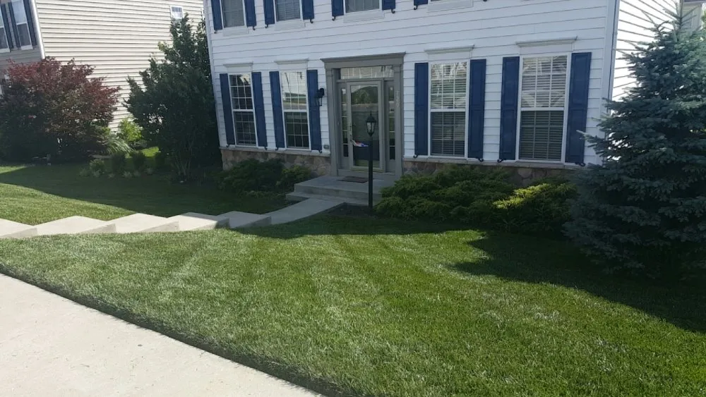 Custom residential landscaping in Mount Airy, MD by Van Lowe Lawn Care