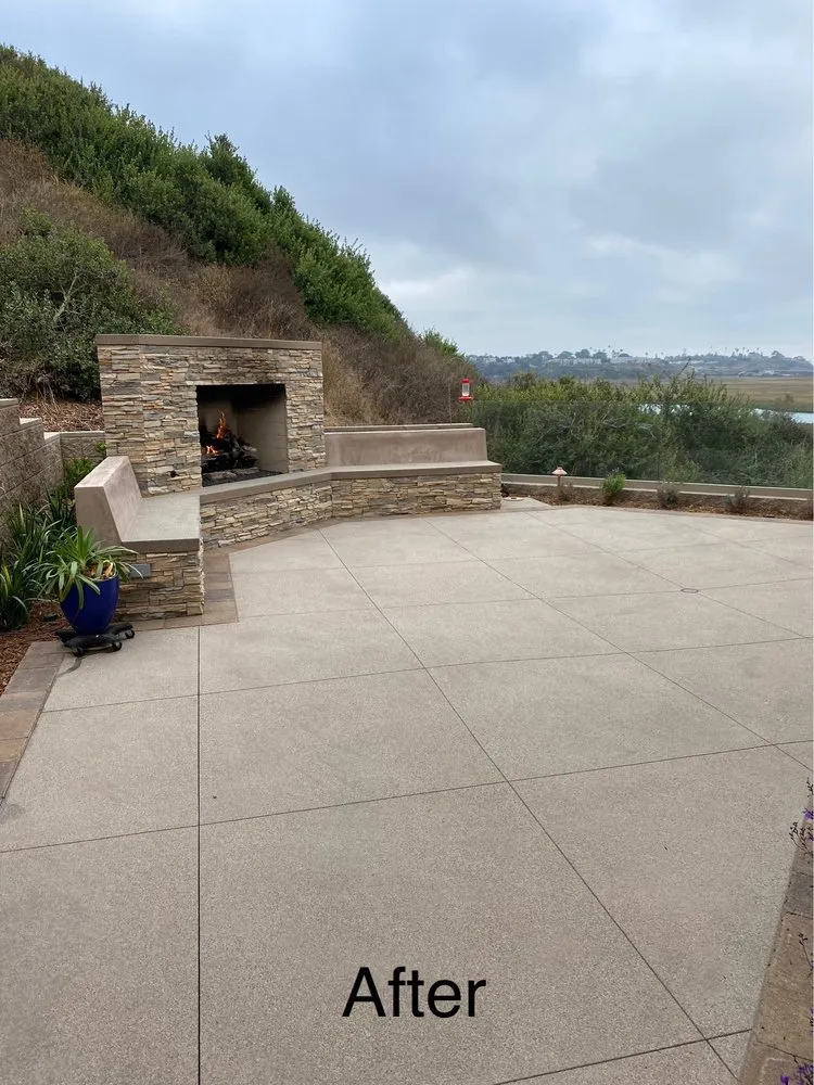 Custom landscape installation in Encinitas, CA by Van Slyke Landscape