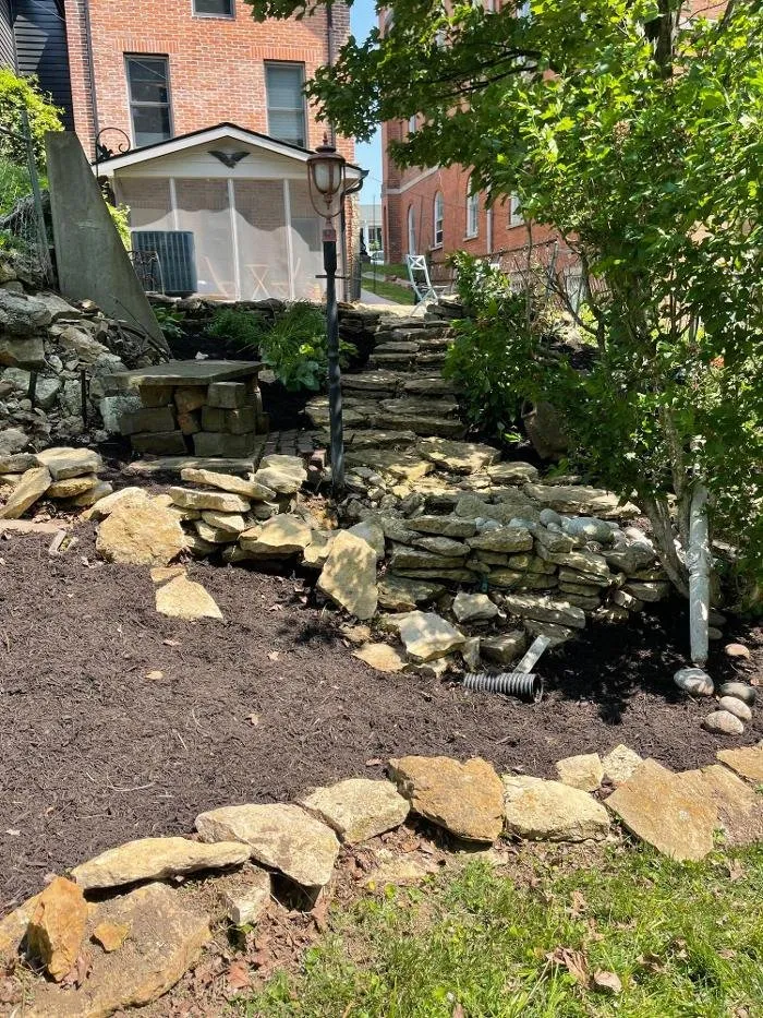 Custom landscaping services in Dearborn, MO by Van Tol Lawn Care