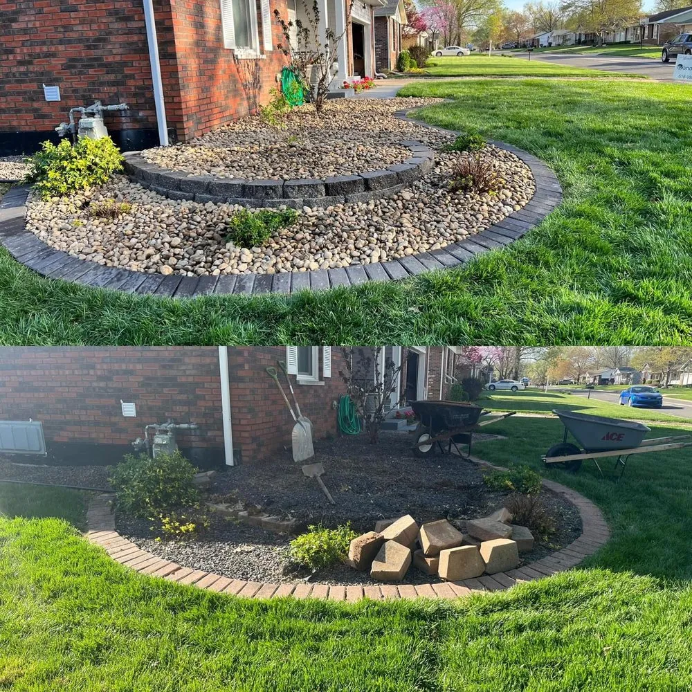 Professional residential landscaping for residential properties across Brighton, IL - Vandygriff Lawn Service