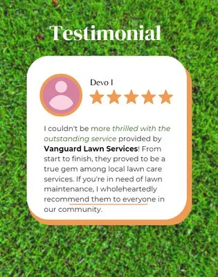 Vanguard Lawn Services Logo