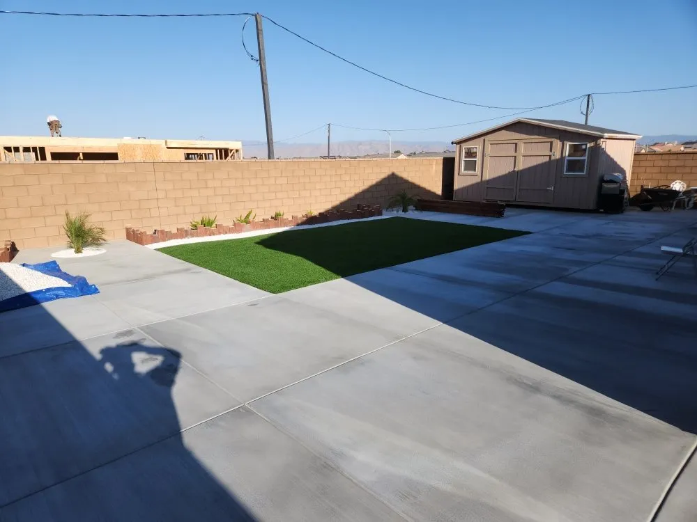 Local landscaping services for beautiful yards across Apple Valley, CA - Vargas Concrete & Landscaping