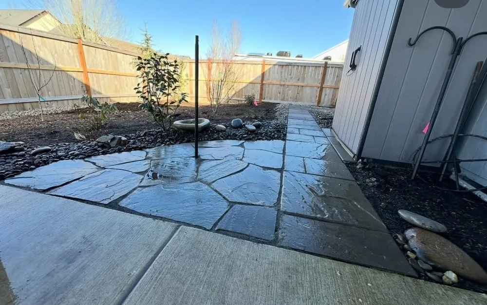 Custom lawn mowing service in Bend, OR by Vargas Hardscape Design