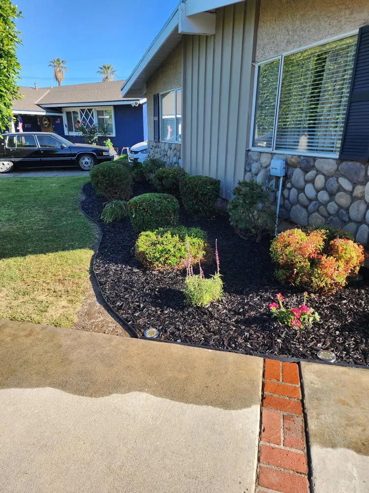 Custom garden landscaping for residential properties in Covina, CA by Vargas Landscape