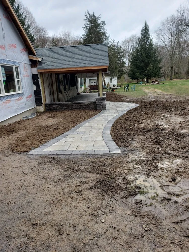 Professional landscape installation in Poughkeepsie, NY by Vargas Outdoor Comfort