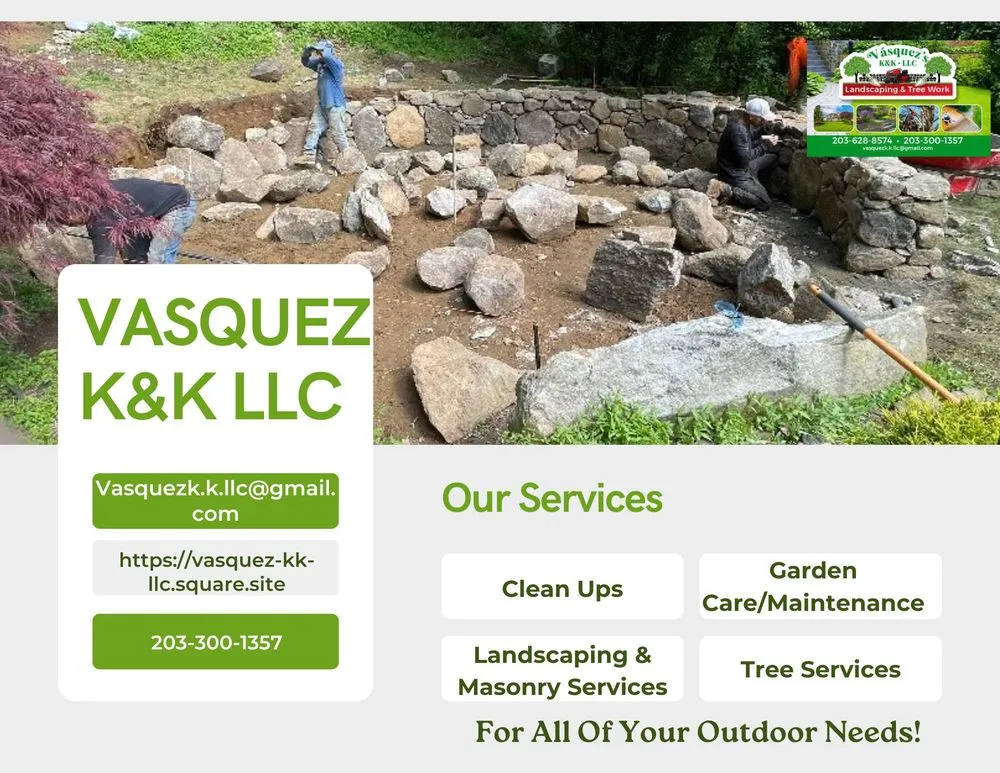 Expert yard cleanup service for homes in Danbury, CT by Vasquez K&K
