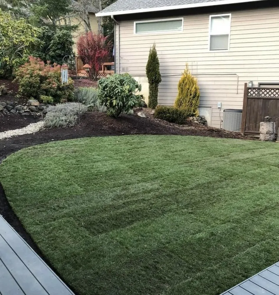 Custom landscape installation for residential properties in Eugene, OR by Vasquez Landscape