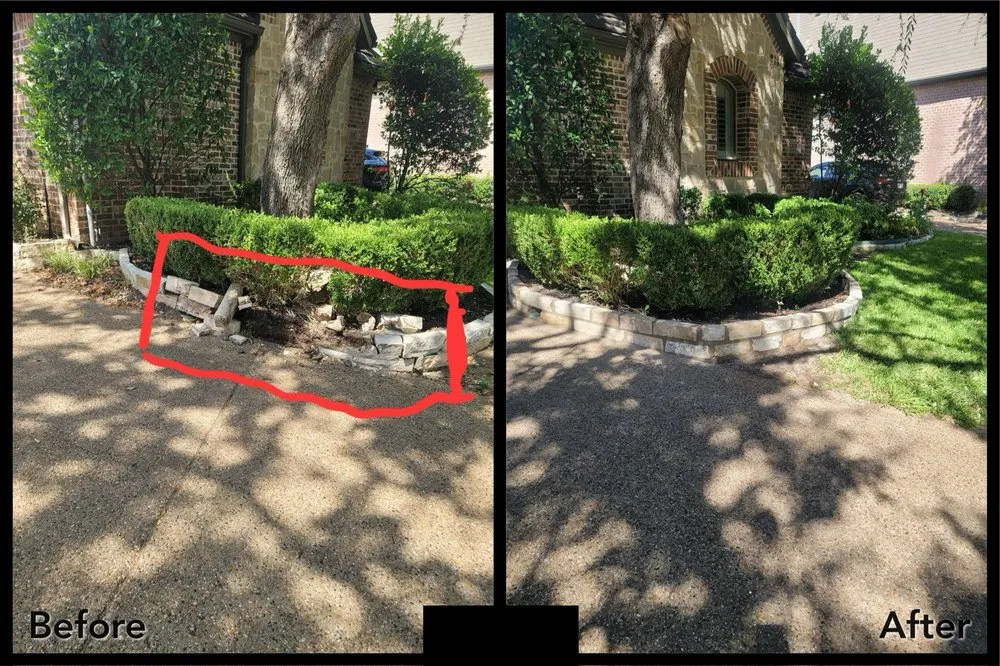 Affordable residential landscaping in Plano, TX by Vasquez lawn service