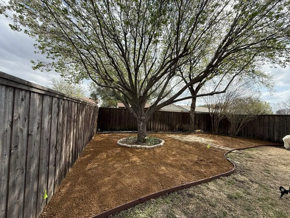 Professional outdoor landscaping in Plano, TX by Vasquez lawn service