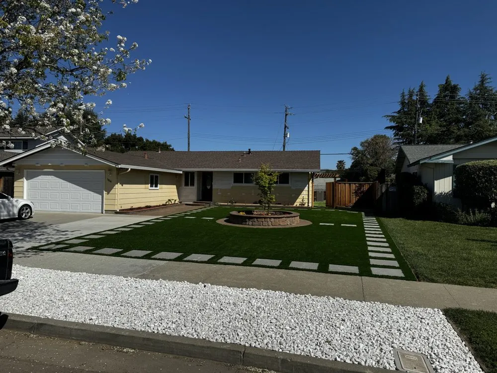 Reliable lawn care service for homes in San Jose, CA by Vasquez Tree Specialists & Landscaping
