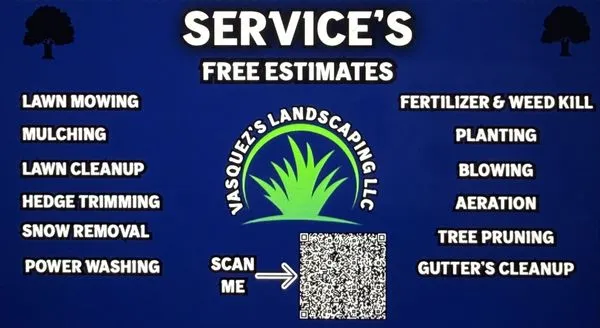 Vasquez’s landscaping Logo
