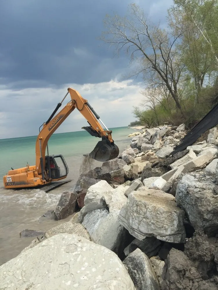 Expert landscaping services with custom design across Caledonia, WI - Vassh Excavating & Grading