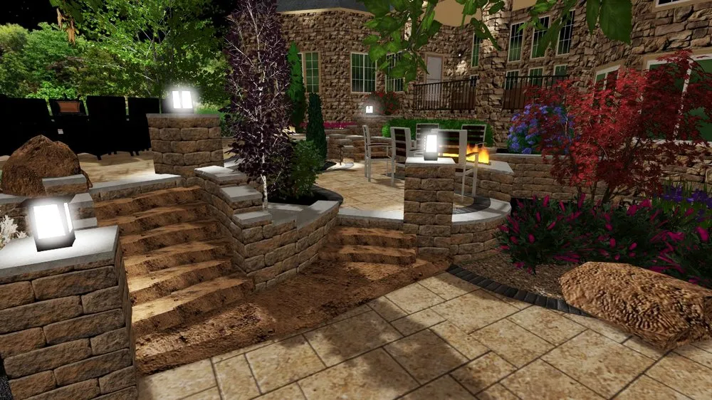 Top-rated residential landscaping in Akron, OH by VAST Creations