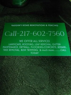 Vaughns Home Renovations & Fencing Logo