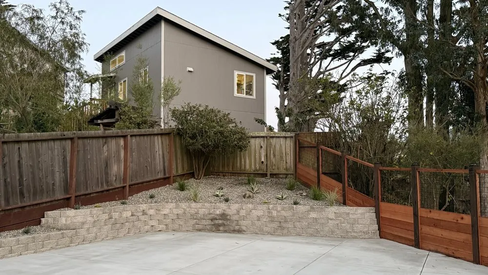 Custom landscape design with custom design in Half Moon Bay, CA by Vazquez Brothers Scapes