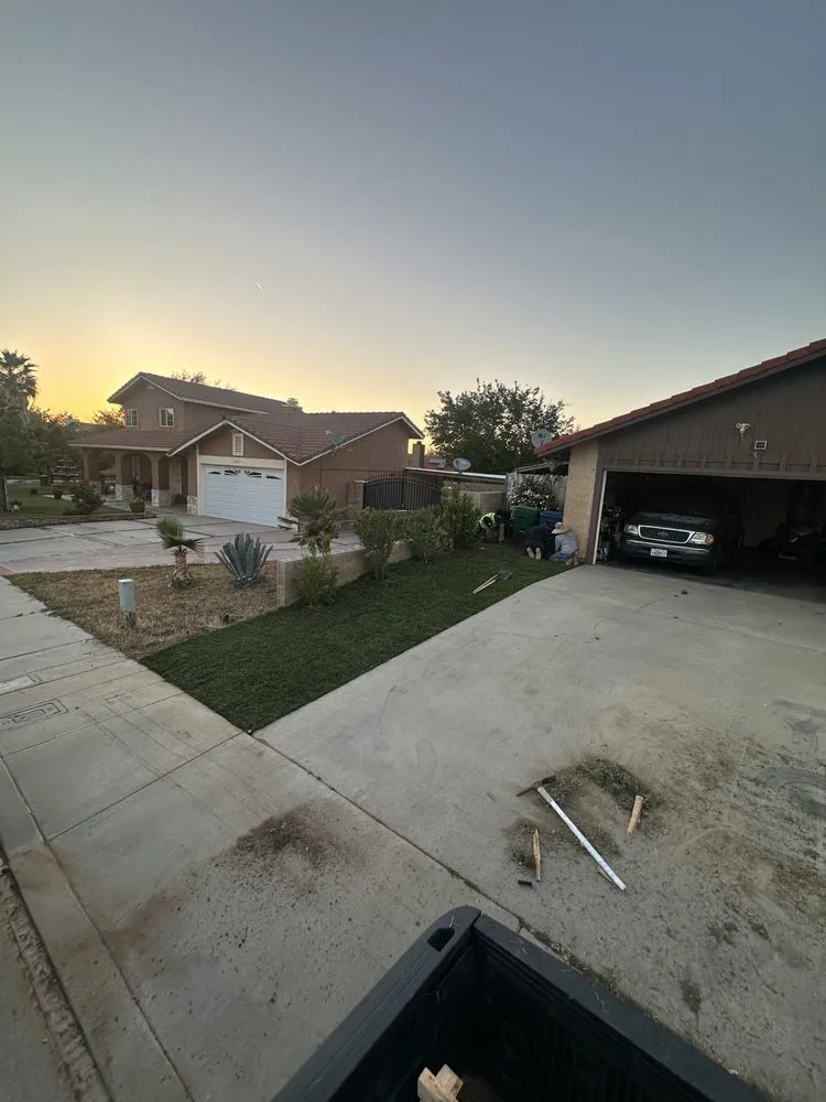 Custom garden landscaping in Palmdale, CA - Vazquez landscaping