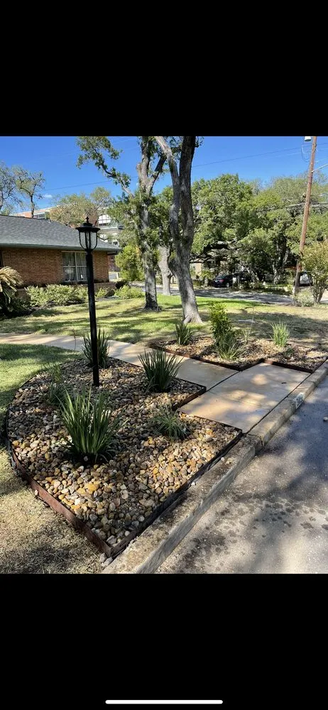Custom landscape installation for beautiful yards across San Antonio, TX - Vazquez Landscaping