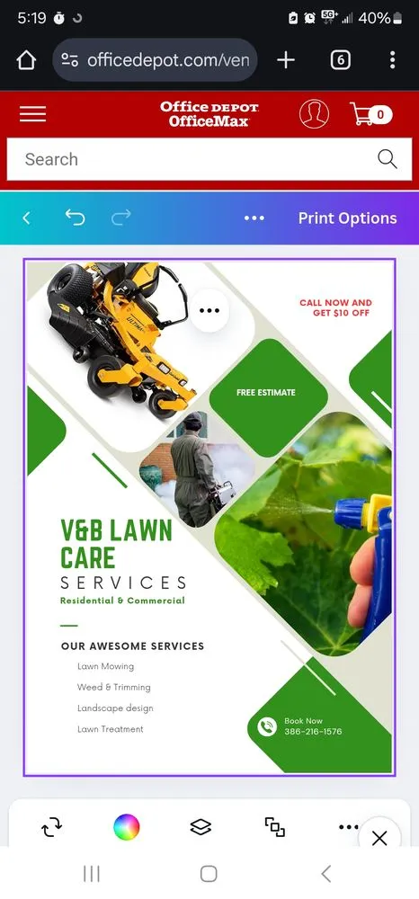 Custom garden landscaping in Leesburg, FL - V&B Lawn Care Services