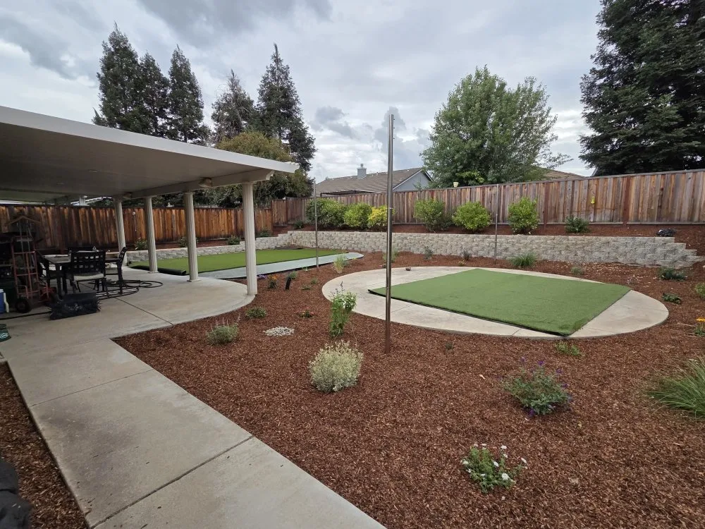 Professional garden landscaping with custom design in Roseville, CA by VC Landscaping & Designs