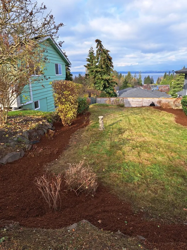 Custom landscape installation in University Place, WA - VC Lawn Maintenance