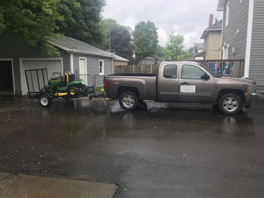 Custom landscape installation with custom design across Jamestown, NY - VCM Landscaping