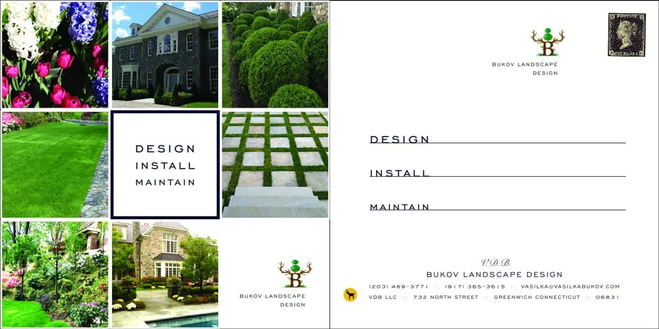 Professional landscape design in Greenwich, CT by V.D.B. Bukov Landscape Design