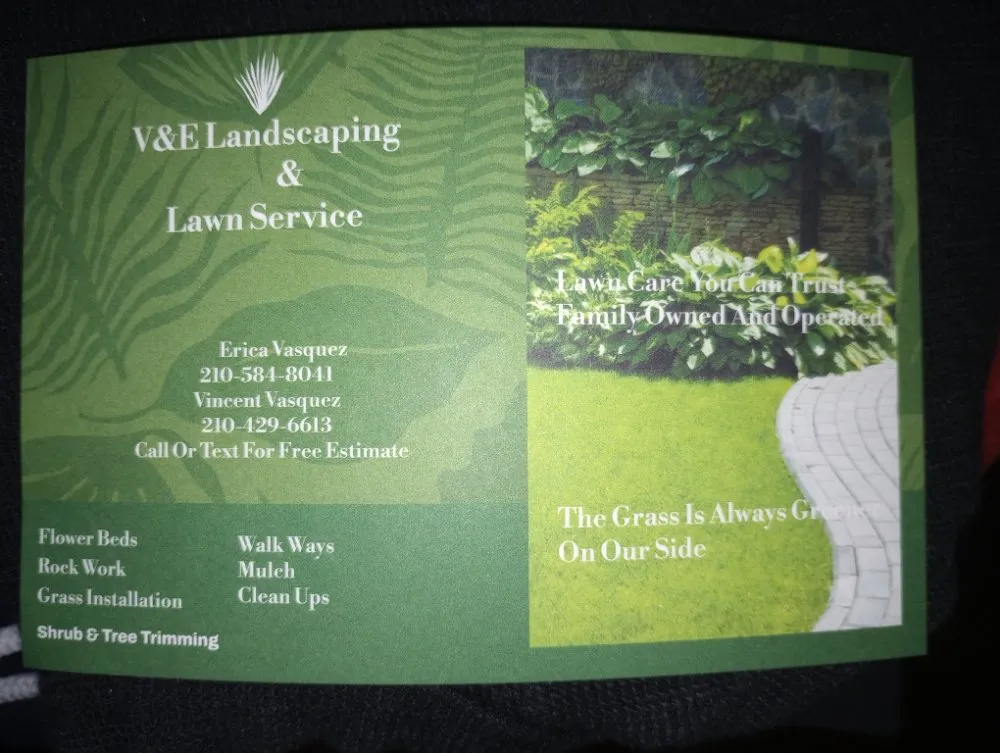 Expert garden landscaping in San Antonio, TX by V&E Landscaping And Lawn Care