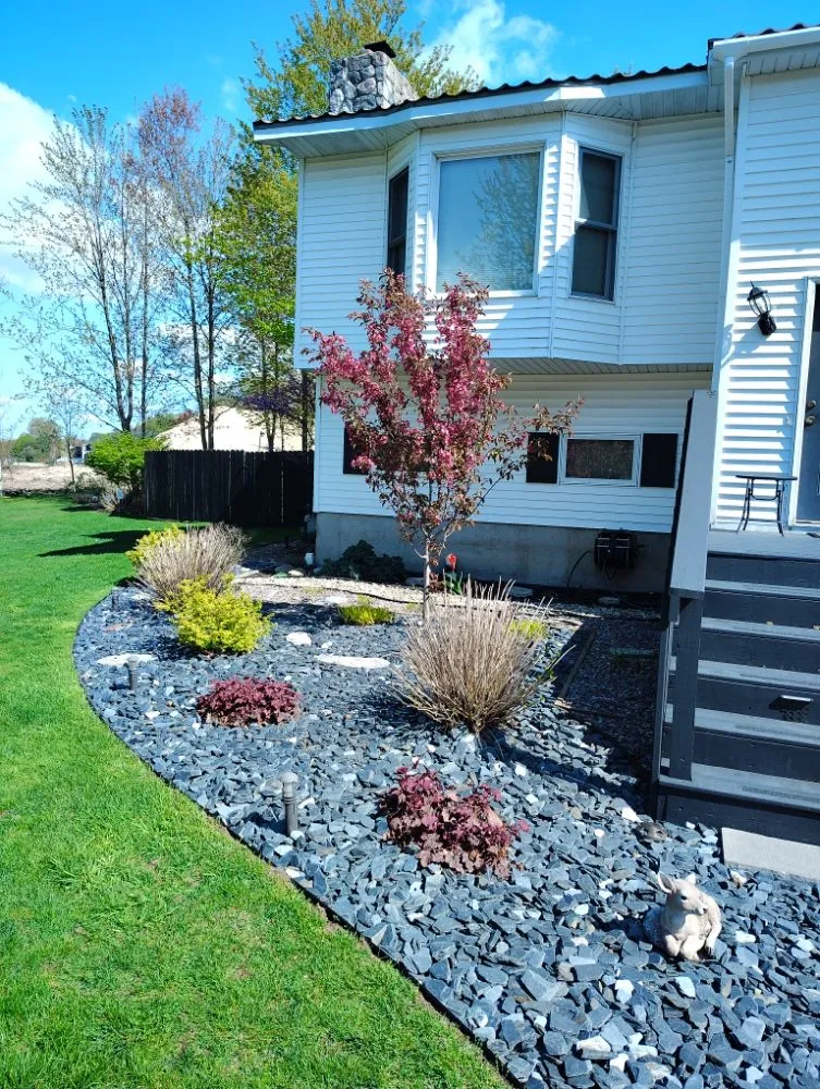 Custom garden landscaping in Holland, MI by Vega Landscaping & Lawn Care