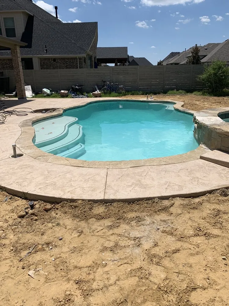 Custom outdoor landscaping in Denton, TX - Vega Pool's & Spa Remodeling