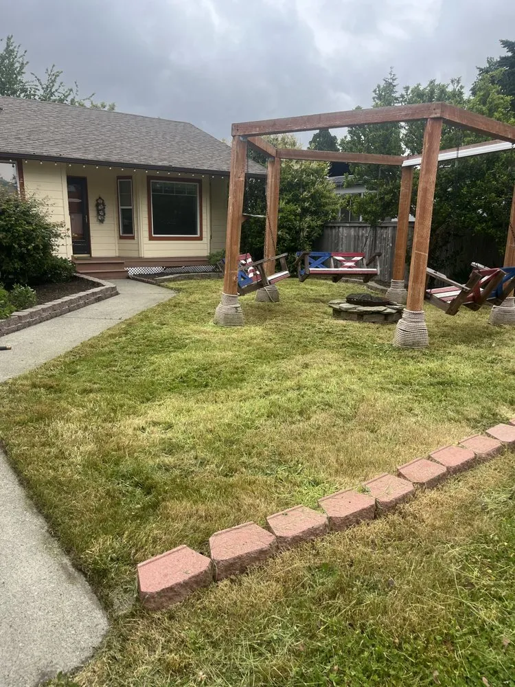 Professional yard maintenance with custom design across Kent, WA - Vegas Brothers Tree Services & Landscaping