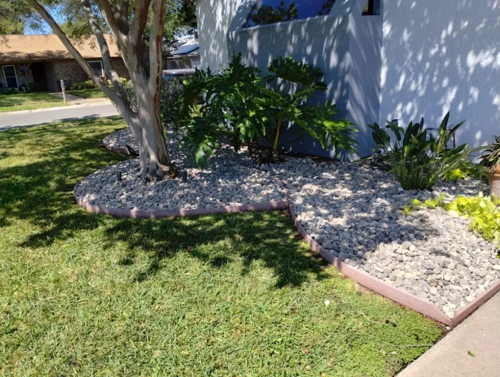 Custom landscape installation in Corpus Christi, TX - Vega's Tree and Lawn Service