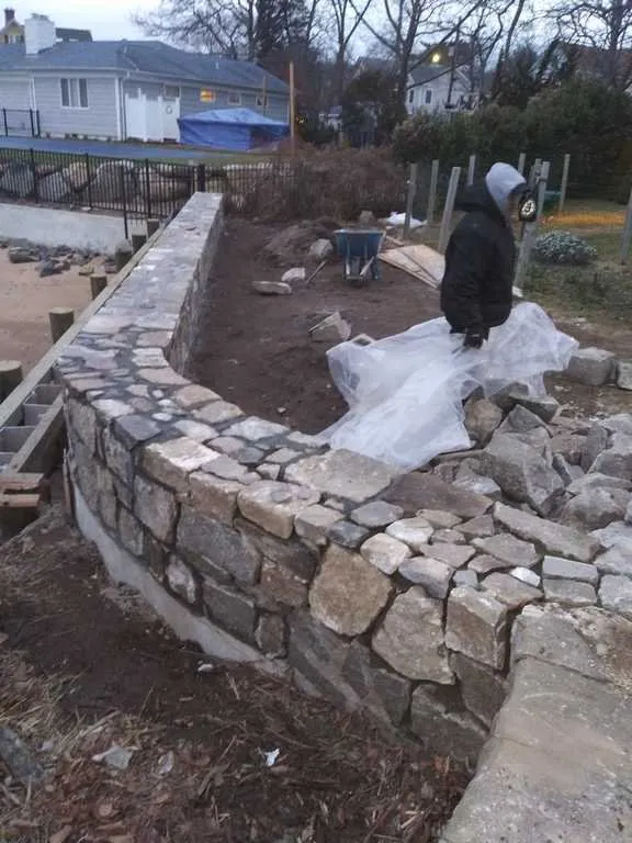 Custom landscape installation in Greenport, NY - Velasquez Landscaping & Masonry