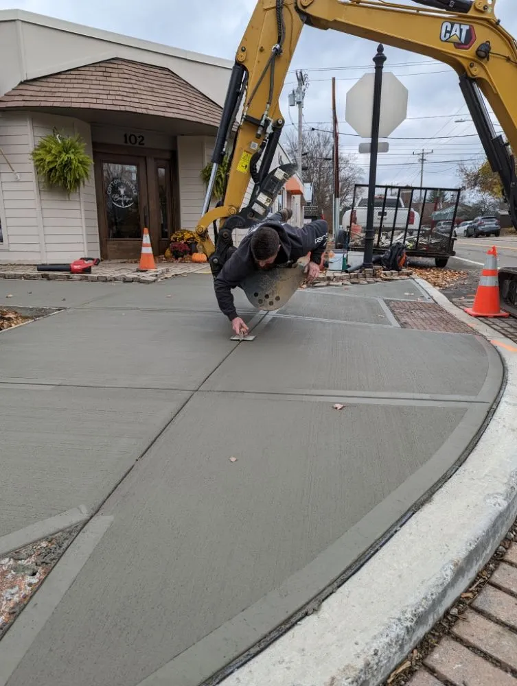 Reliable landscaping services for residential properties in Gerry, NY by Venable Concrete Construction